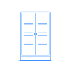 Furniture Display Cabinet Ikea Havsta Glass Door Cabinet Vinyl Cutting Svg File, Free Vectors File